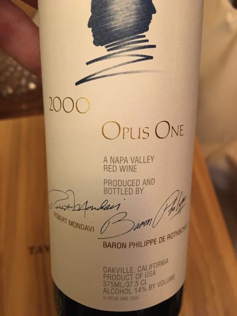 2000 Opus One - CellarTracker