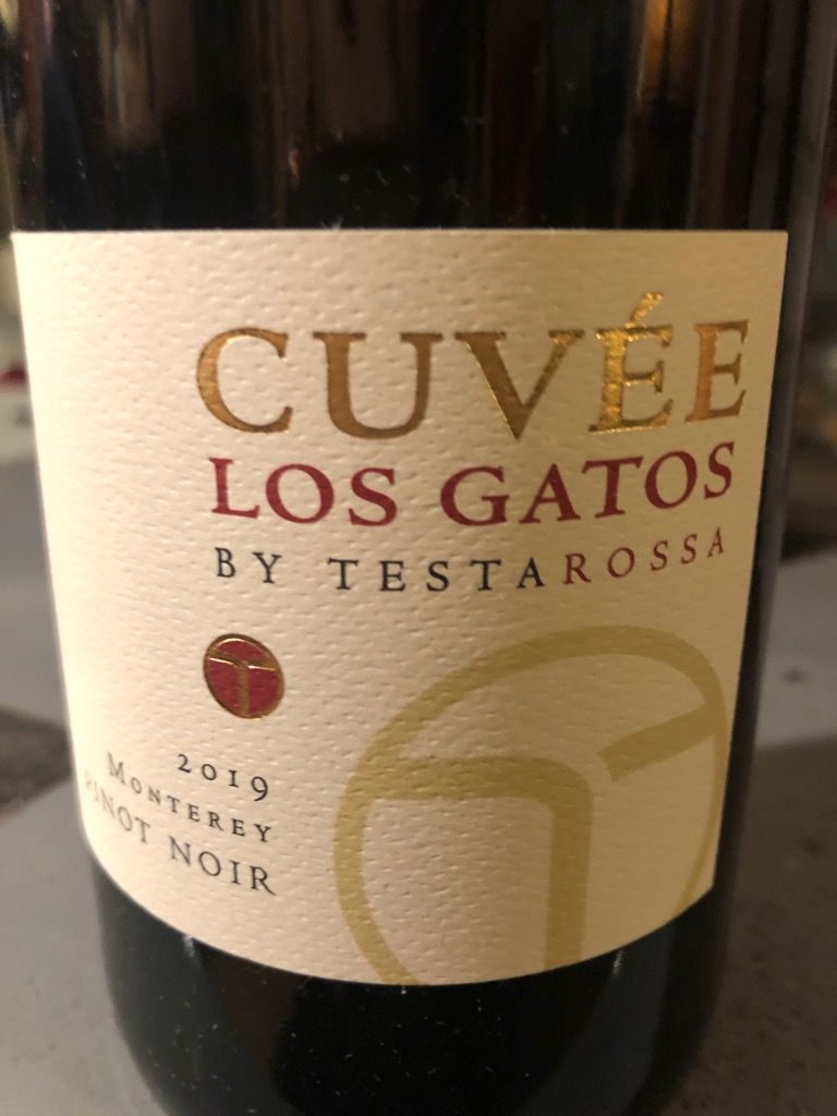 2020 Testarossa Pinot Noir Cuvée Los Gatos, USA, California, Central Coast, Monterey County