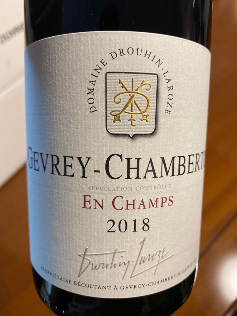 2020 Domaine Drouhin-Laroze Gevrey-Chambertin en Champs, France ...