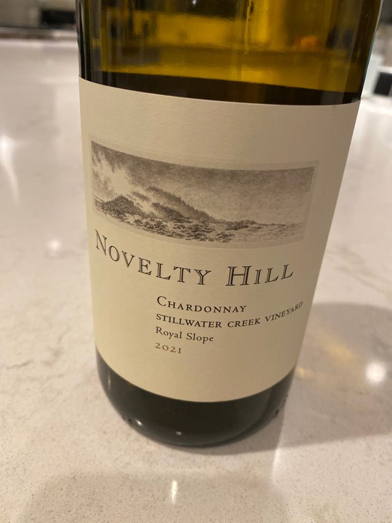 2021 Novelty Hill Winery Chardonnay Stillwater Creek Vineyard, USA