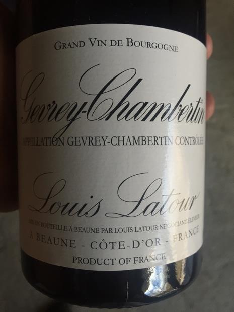 2019 Louis Latour Gevrey-Chambertin - CellarTracker