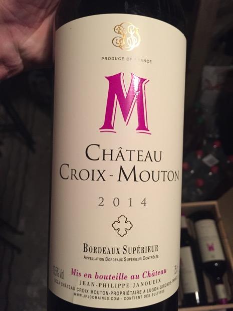 CHATEAU CROIX MOUTON Bordeaux France Wine Crate PANEL Jean Philippe Janoueix 
