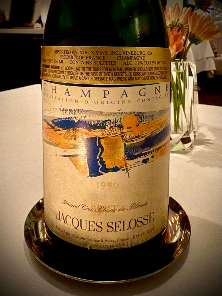 1990 Jacques Selosse Champagne Grand Cru Blanc de Blancs Brut