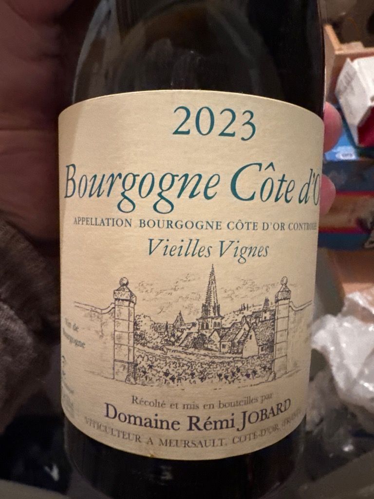2023 Domaine Rémi Jobard Bourgogne Côte d'Or Blanc Vieilles Vignes