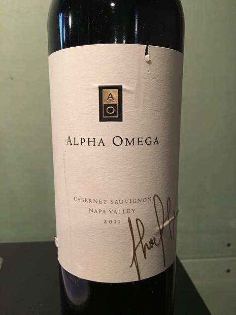 2011 Alpha Omega Cabernet Sauvignon Signature Series CellarTracker