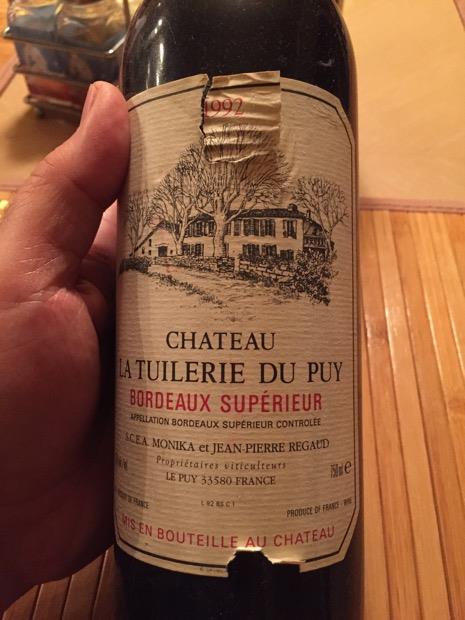 2016 Château La Tuilerie du Puy - CellarTracker