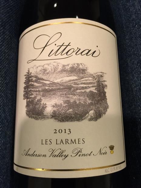 2013 Littorai Pinot Noir Les Larmes, USA, California, North Coast ...