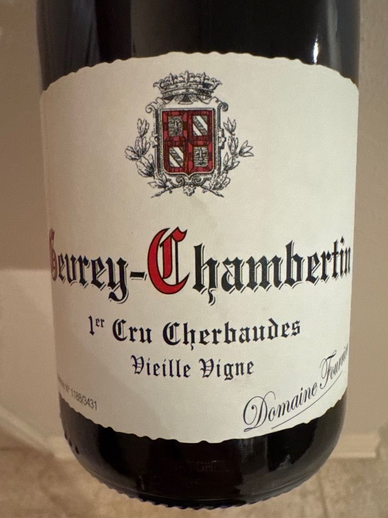 2022 Domaine Fourrier Gevrey-Chambertin 1er Cru Cherbaudes