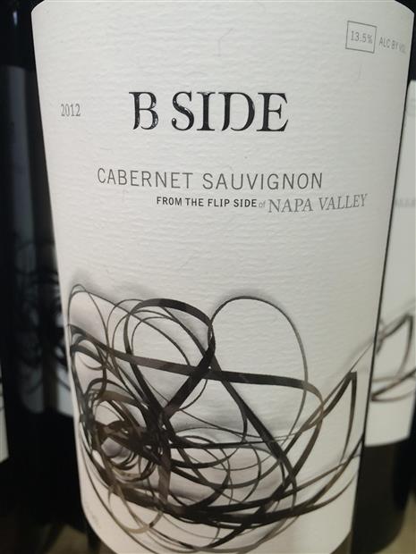 2012 B Side Cabernet Sauvignon, USA, California, Napa Valley ...