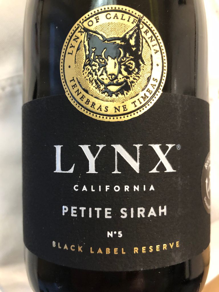 House Of Big Wines Petite Sirah Black Label Lynx Of California Usa California Cellartracker