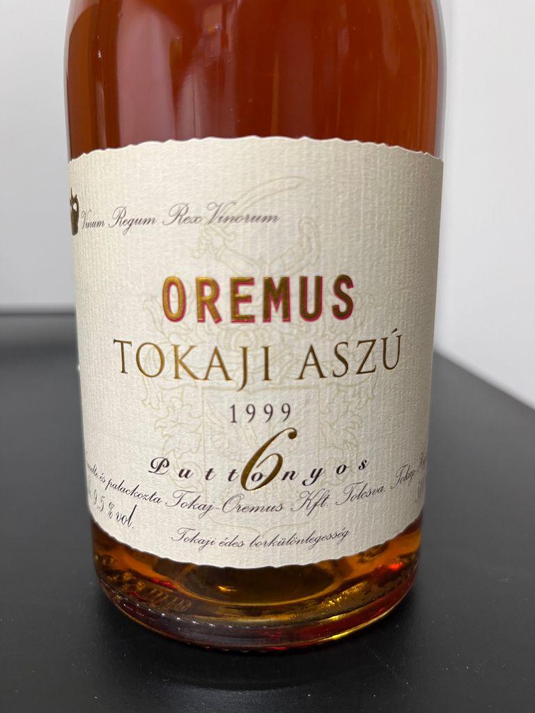 1999 Oremus Tokaji Aszú 6 Puttonyos - CellarTracker