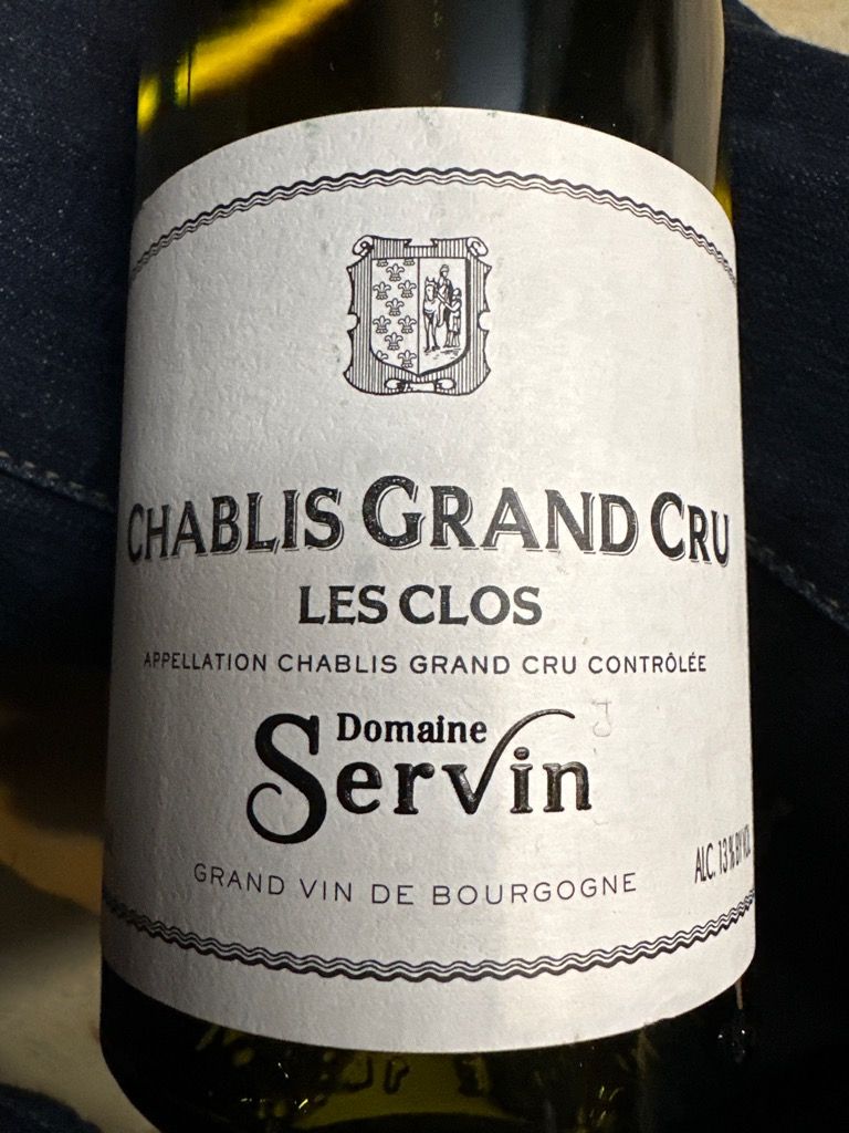 2014 Domaine Servin Chablis Grand Cru Les Clos - CellarTracker