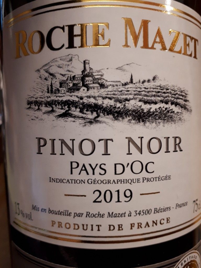 2020 Roche Mazet Pinot Noir Vin de Pays d'Oc - CellarTracker