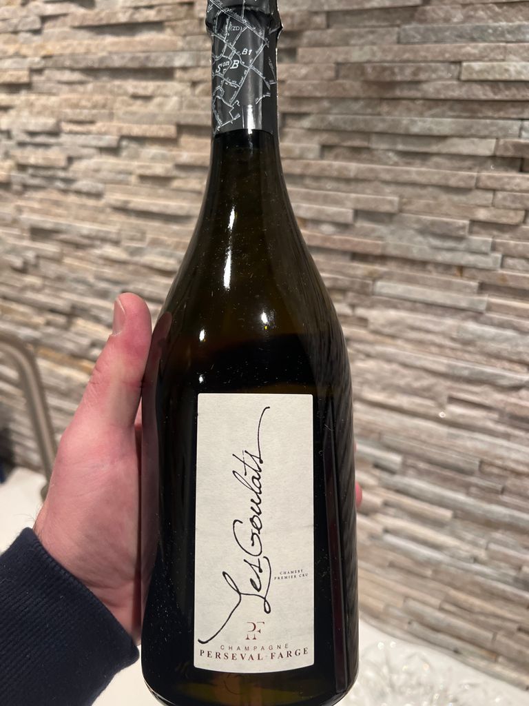 NV Perseval Farge Champagne Premier Cru Les Goulats Brut Nature, France