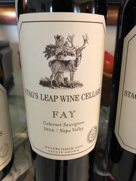 2016 Stag's Leap Wine Cellars Cabernet Sauvignon Fay, USA, California