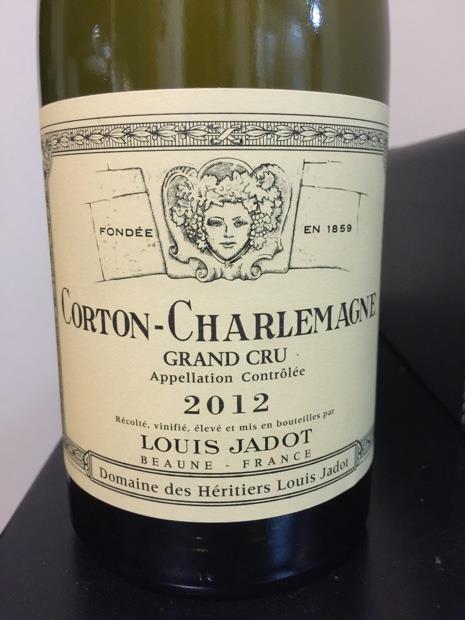 2012 Louis Jadot Corton-Charlemagne Domaine des Héritiers Louis