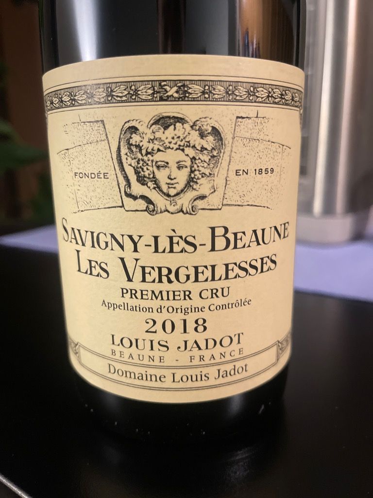 2018 Louis Jadot Savigny-lès-Beaune 1er Cru Les Vergelesses