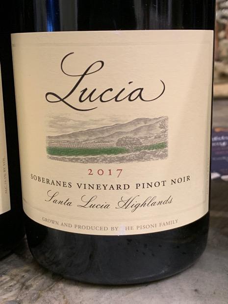 2017 Lucia Pinot Noir Soberanes Vineyard, USA, California, Central ...