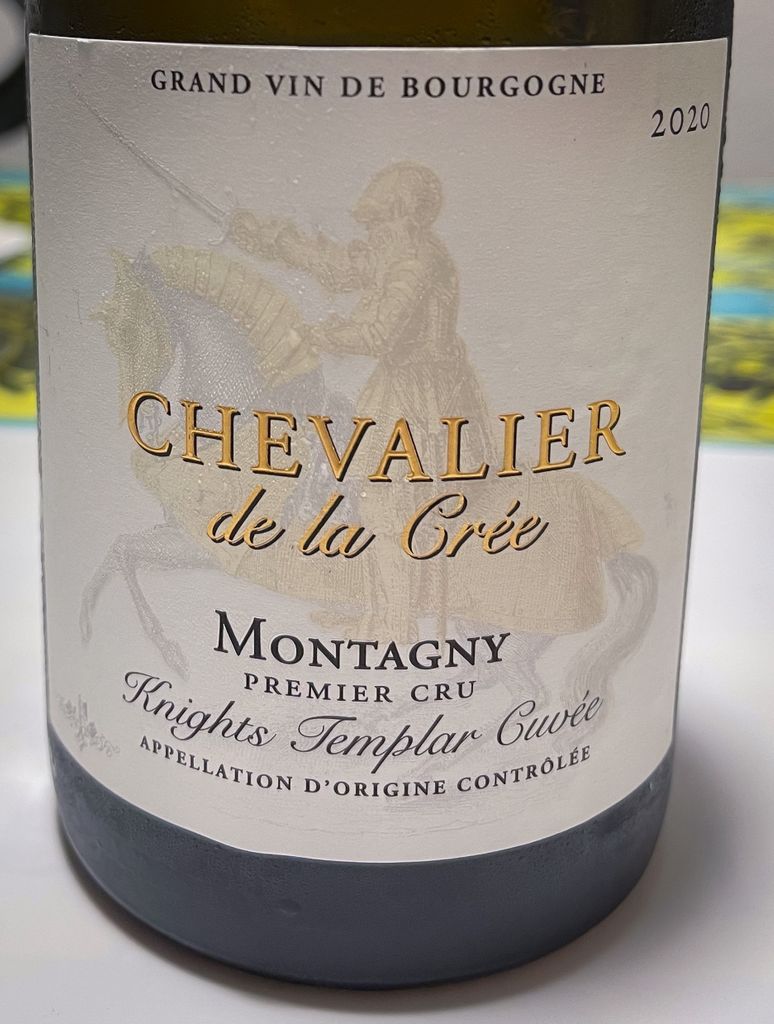 2020 Château De La Crée Montagny 1er Cru Chevalier De La Crée Knights ...