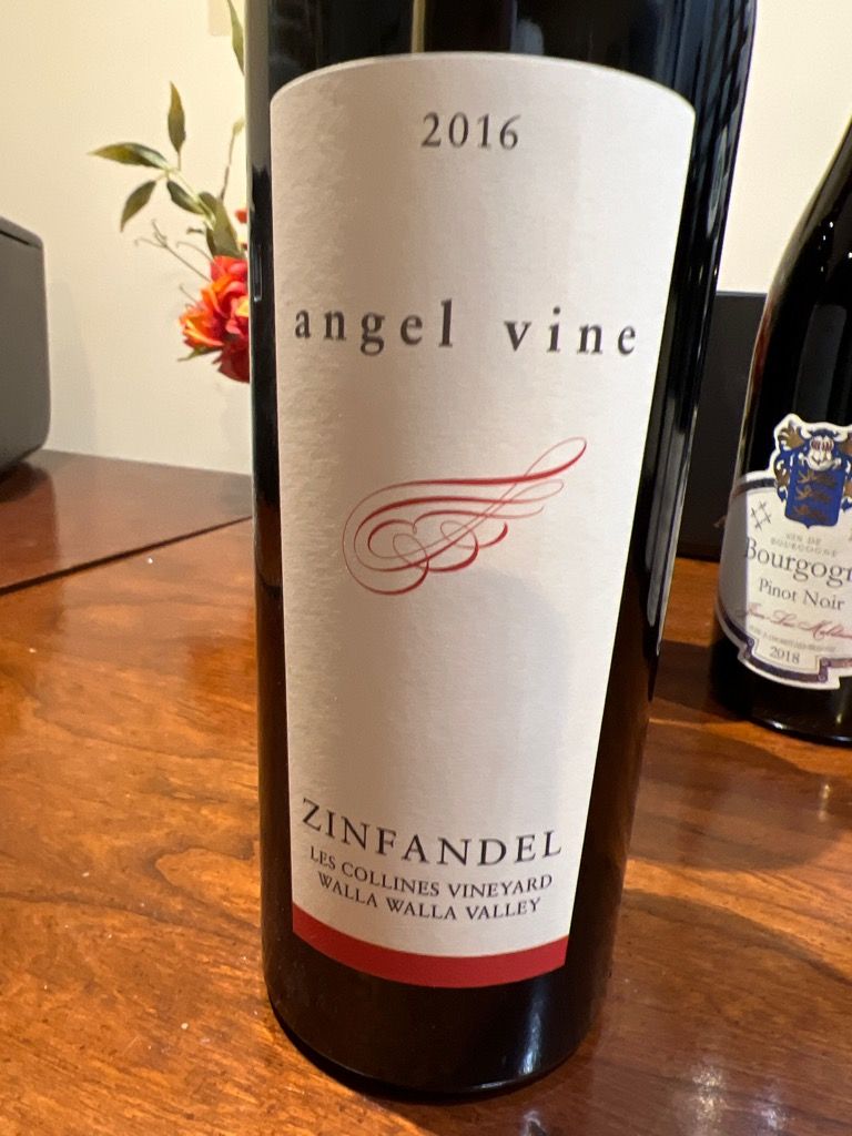 2016 Angel Vine Zinfandel Les Collines Vineyard, USA, Washington