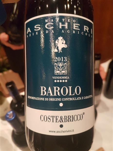 2017 Cantine Giacomo Ascheri Barolo - CellarTracker