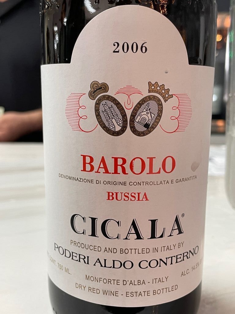 2006 Poderi Aldo Conterno Barolo Cicala - CellarTracker