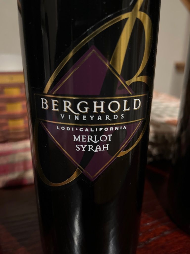 2005 Berghold Vineyards Merlot & Syrah Lodi, USA, California, Central
