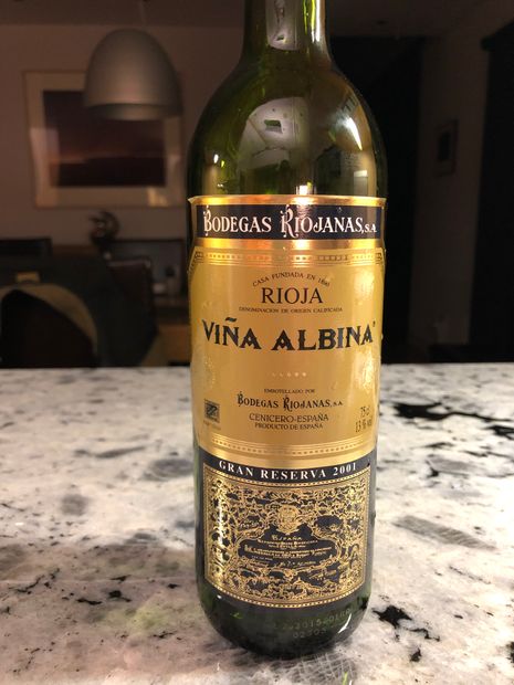2001 Bodegas Riojanas Rioja Viña Albina Gran Reserva - CellarTracker