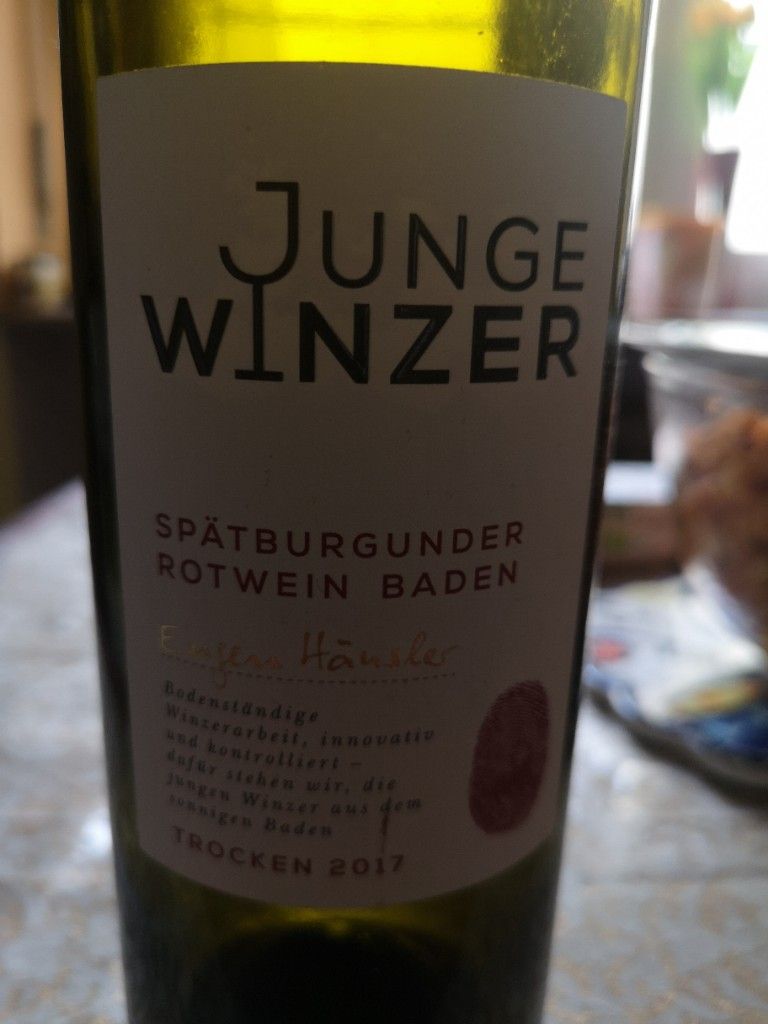 CellarTracker Junge - Spätburgunder Winzer Trocken 2017