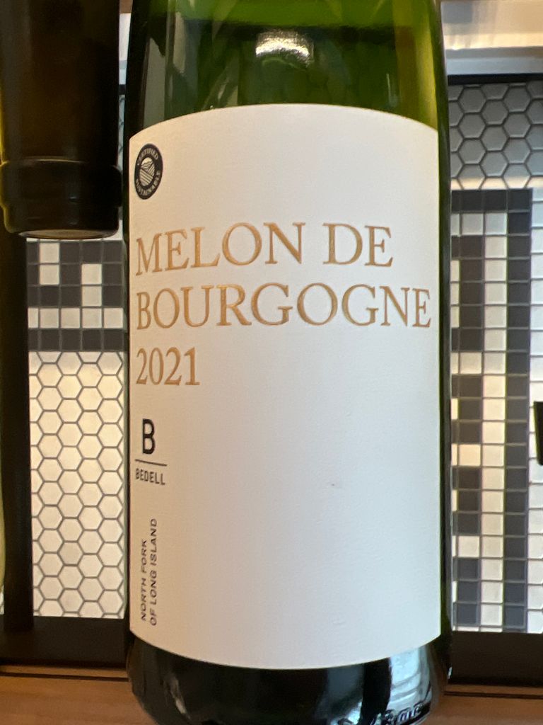 2023 Bedell Melon de Bourgogne, USA, New York, Long Island, North Fork