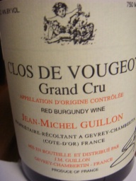 2008 Jean-Michel Guillon Clos Vougeot - CellarTracker