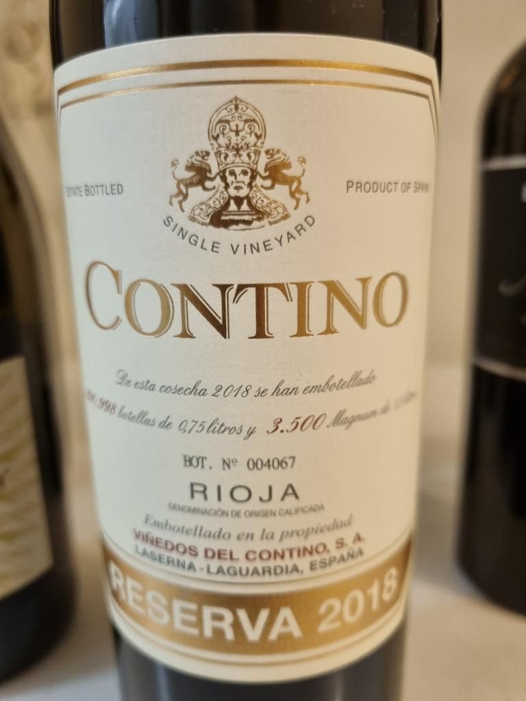 2018 Bodegas y Viñedos del Contino Rioja Laserna Reserva, Spain, La ...