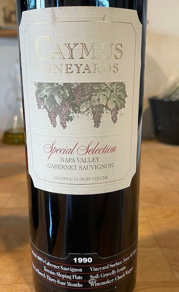 1992 Caymus Cabernet Sauvignon Special Selection - CellarTracker