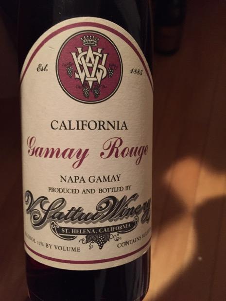 2006 V. Sattui Winery Gamay Rouge, USA, California, Napa Valley ...