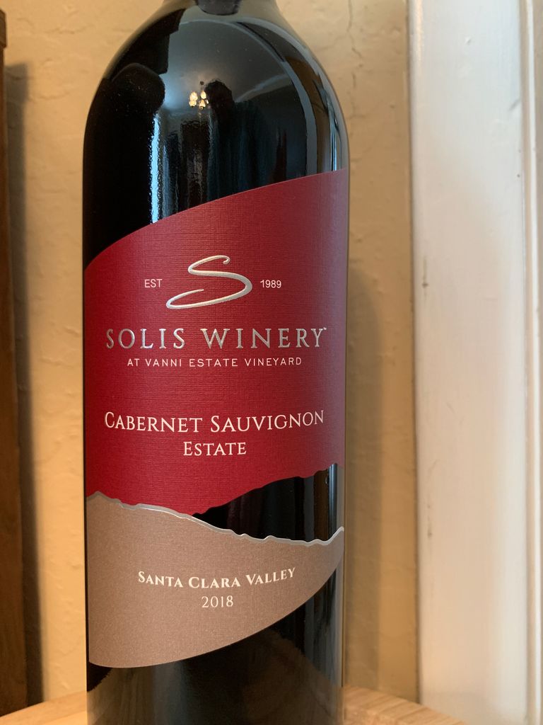 2018 Solis Winery Cabernet Sauvignon Estate, USA, California, Central ...