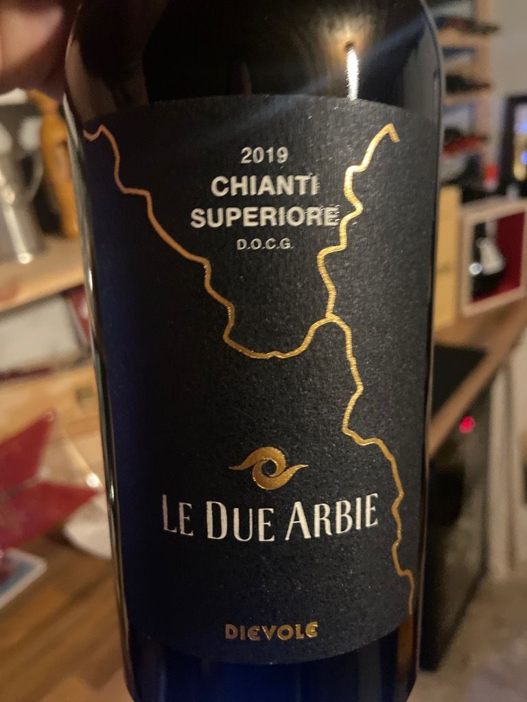 2020 Dievole Chianti Superiore Le Due Arbie, Italy, Tuscany, Chianti, Chianti Superiore