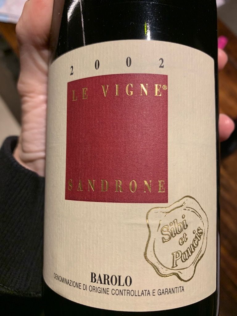 2002 Luciano Sandrone Barolo Le Vigne Sibi et Paucis - CellarTracker