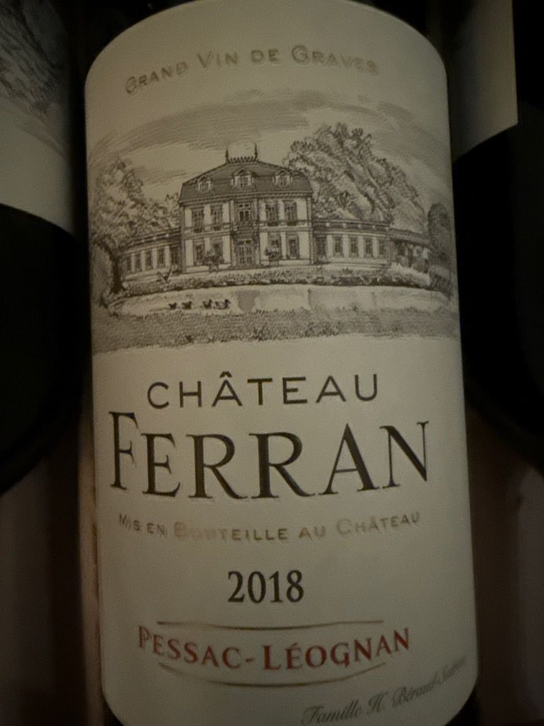 2018 Château Ferran Pessac-Léognan - CellarTracker