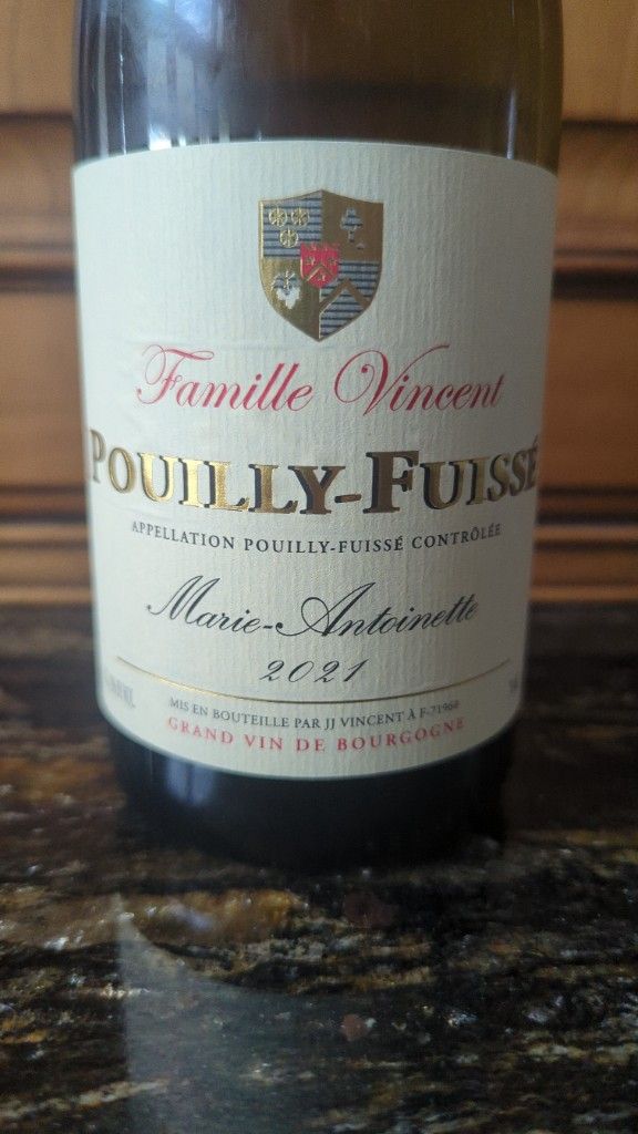2021 Famille Vincent Pouilly-Fuissé Marie-Antoinette - CellarTracker
