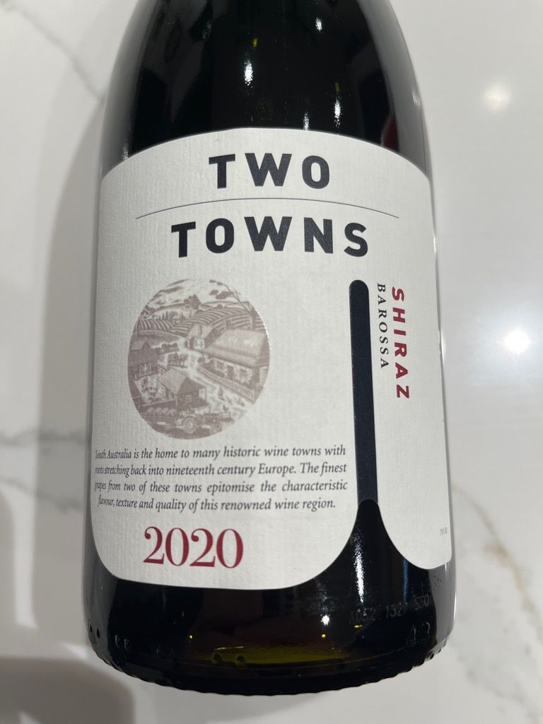 2020 James Busby Shiraz Two Towns, Australia, South Australia, Barossa