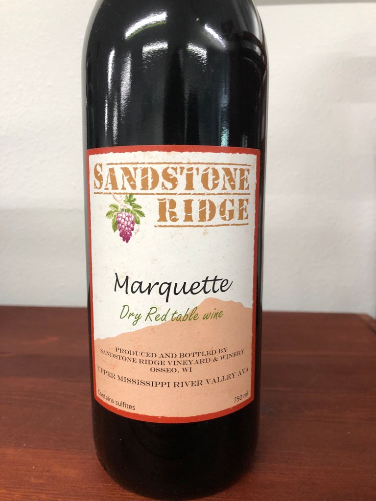 NV Sandstone Ridge Vineyard & Winery Marquette, USA, American, Upper