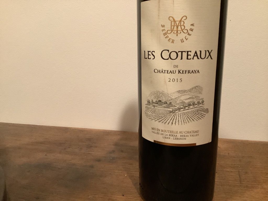 2015 Château Kefraya Coteaux de Kefraya, Lebanon, Bekaa Valley