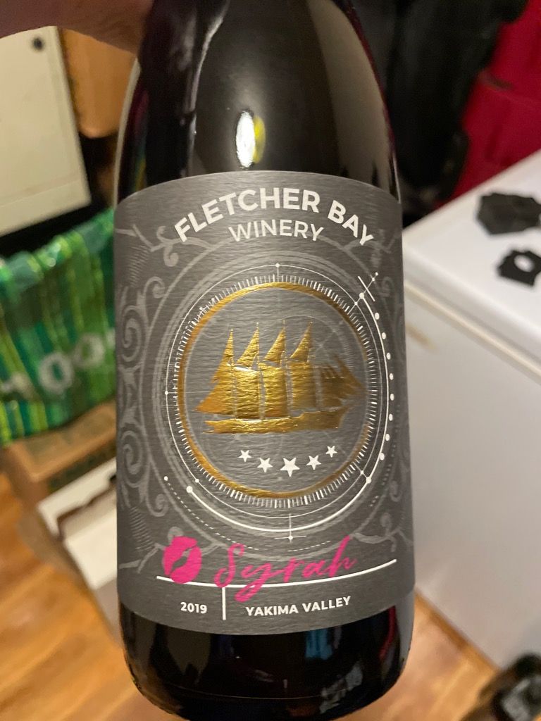 2020 Fletcher Bay Winery Syrah, USA, Washington, Columbia Valley, Walla