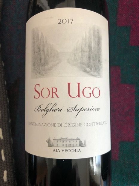 2017 Aia Vecchia Bolgheri Superiore Sor Ugo - CellarTracker