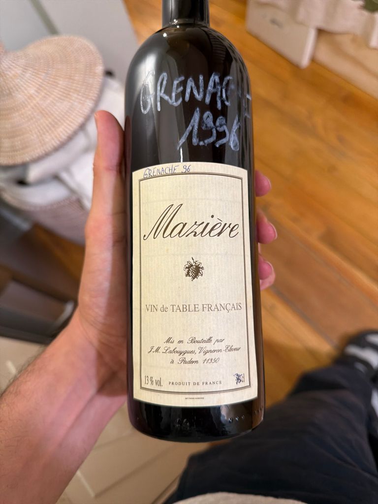 2020 Mazière Fabrice Monnin Grenache - CellarTracker