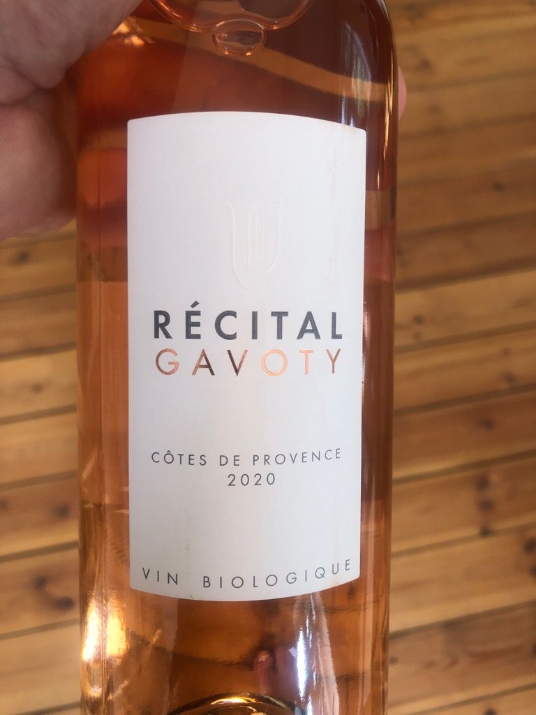 2021 Domaine Gavoty Côtes de Provence Recital, France, Provence, Côtes