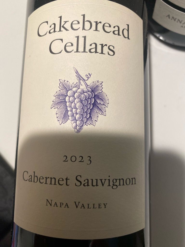 Cakebread Cellars Label 2023 Cakebread Cellars Cabernet Sauvignon, USA, California, Napa Valley ...