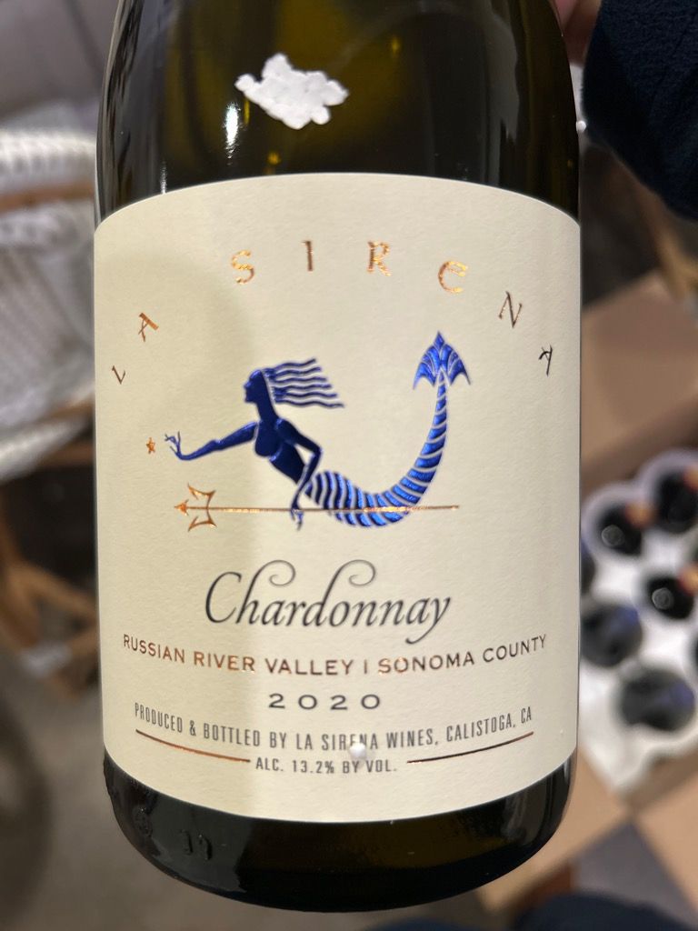 2020 La Sirena Chardonnay, USA, California, Napa Valley CellarTracker