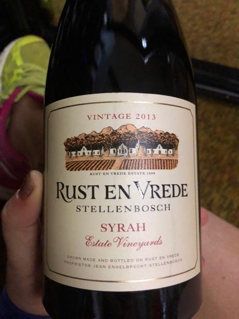 2013 Rust en Vrede Syrah CellarTracker