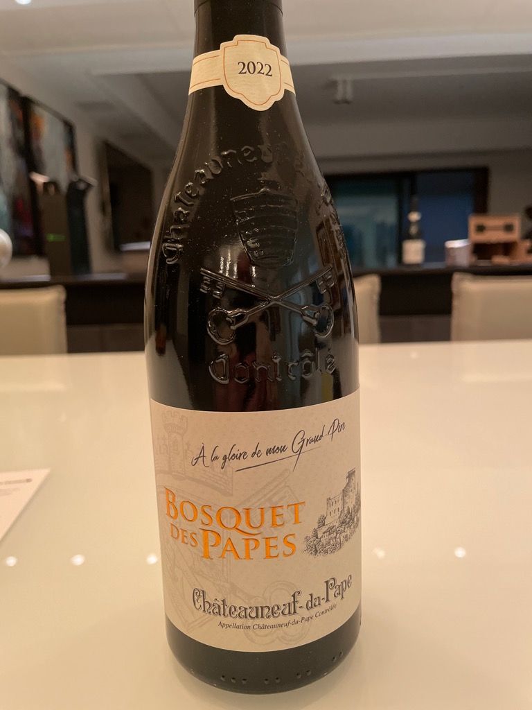 2022 Bosquet des Papes Châteauneuf-du-Pape A la Gloire de mon